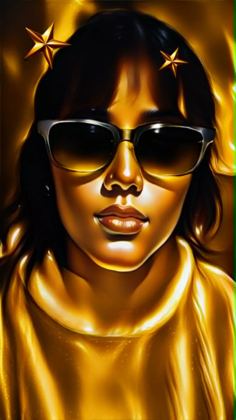 picture with a golden filter over Jenny